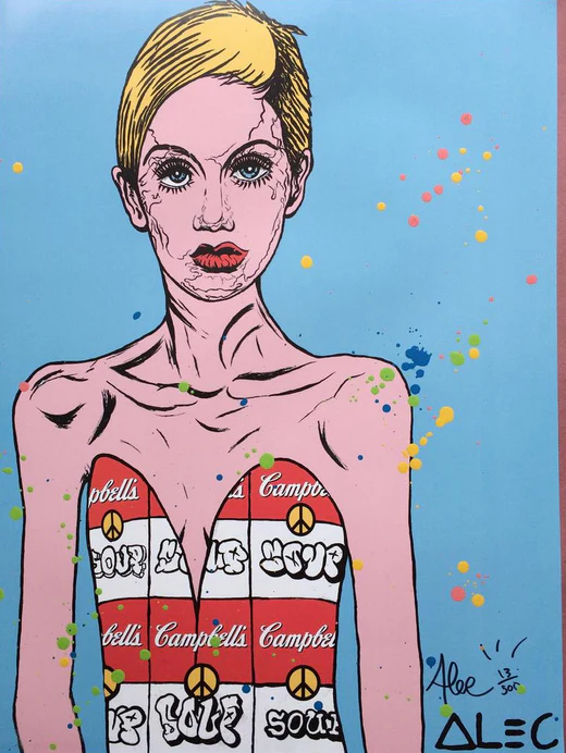 Alec Monopoly "Twiggy" Print 12/500 (2010)