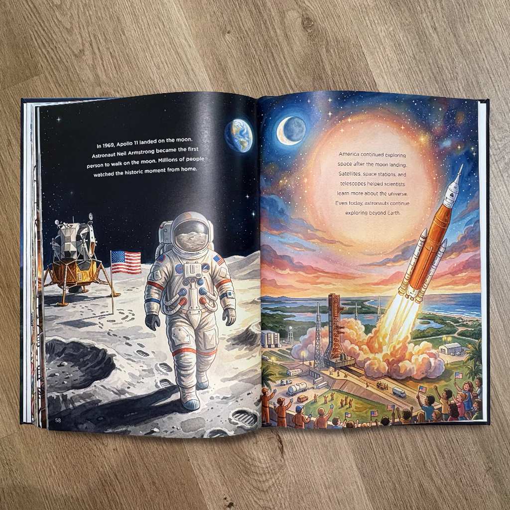 America's 250th Anniversary for Kids (Hardcover Book) - Image 3