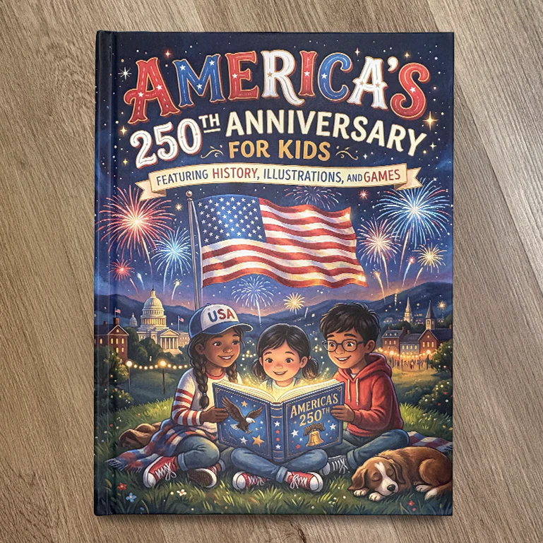 America's 250th Anniversary for Kids (Hardcover Book) - Image 4