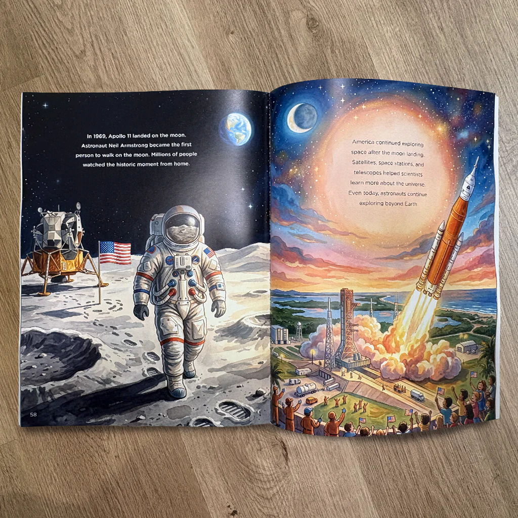 America's 250th Anniversary for Kids (Softcover Book) - Image 3