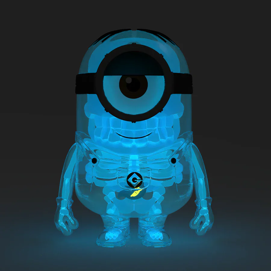 Despicable Me 4 - Minion Anatomy 8" Art Figure - GID X-ray AVL Edition