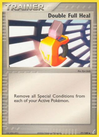 Double Full Heal 077/100 - Crystal Guardians Reverse Holofoil