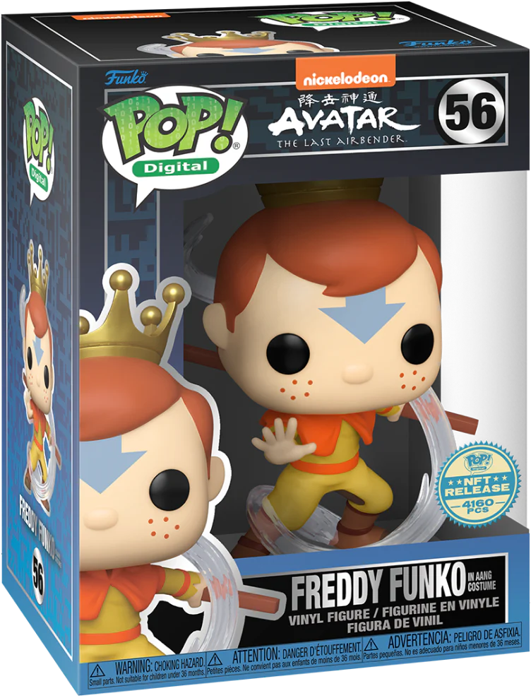 Freddy Funko as Aang NFT Royalty LE4160 #56