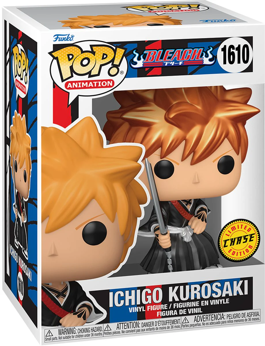 Funko Pop Animation Bleach Ichigo Kurosaki 1610 CHASE LIMITED EDITION