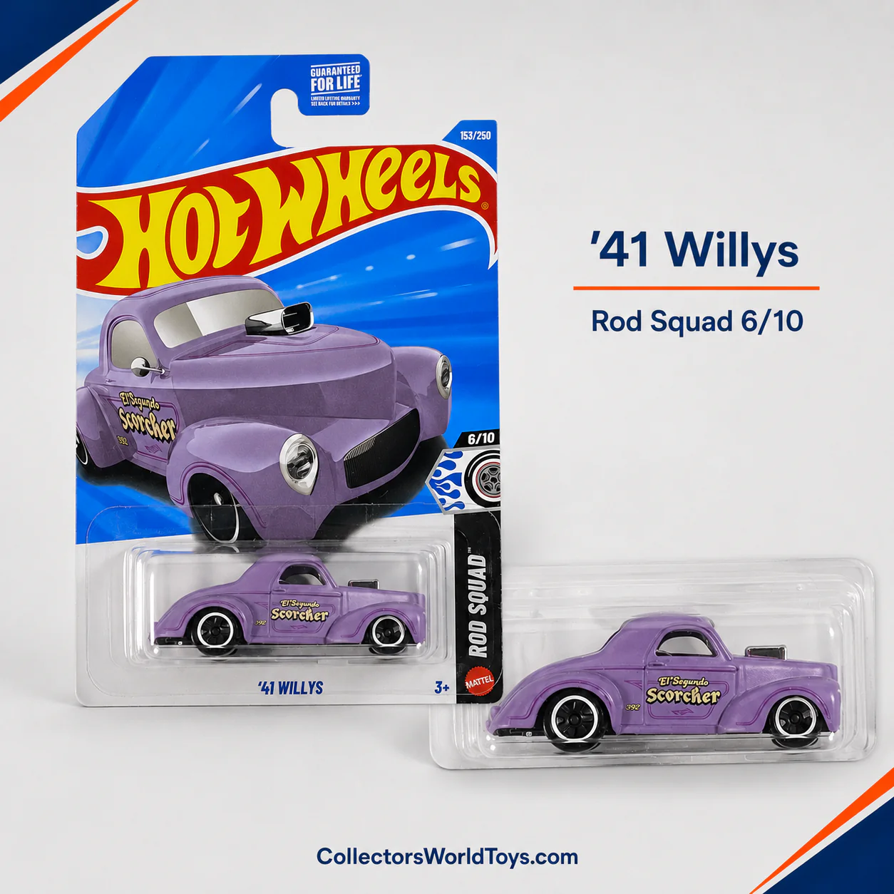 Hot Wheels '41 Willys | Rod Squad Series 6/10 - 153/250 - Image 5