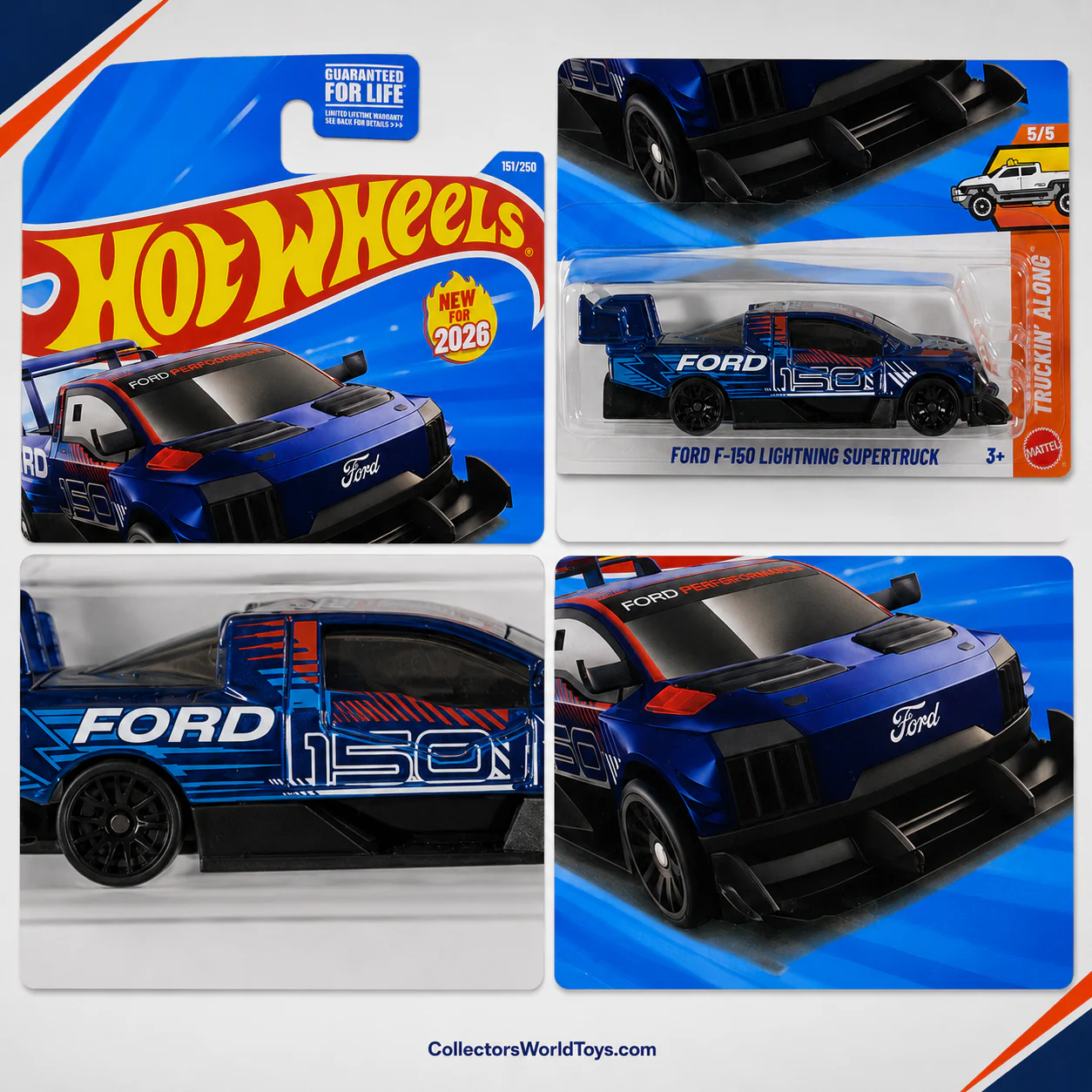 Hot Wheels Ford F-150 Lightning Supertruck | Truckin' Along Series 5/5 - 151/250 - Image 3