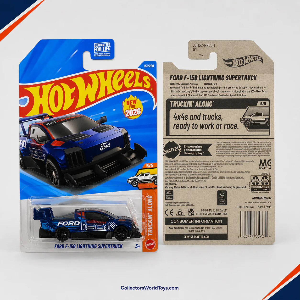 Hot Wheels Ford F-150 Lightning Supertruck | Truckin' Along Series 5/5 - 151/250 - Image 5