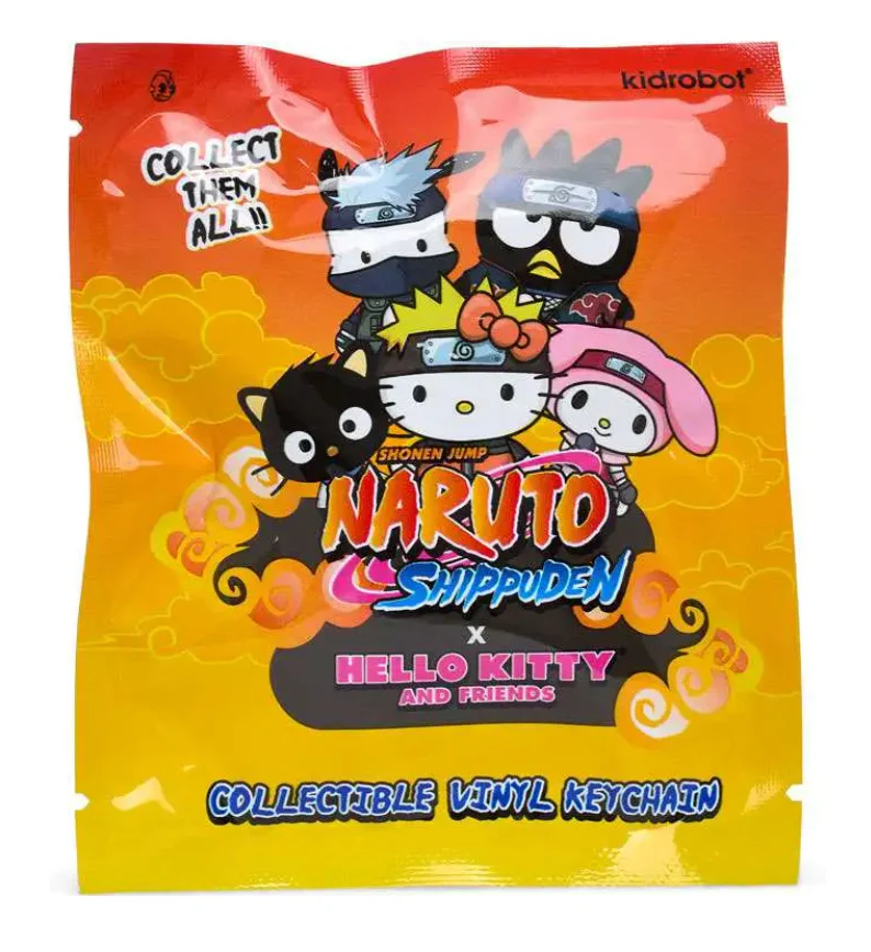 Kidrobot Sanrio Naruto x Hello Kitty Vinyl Blind Keychain - Image 2
