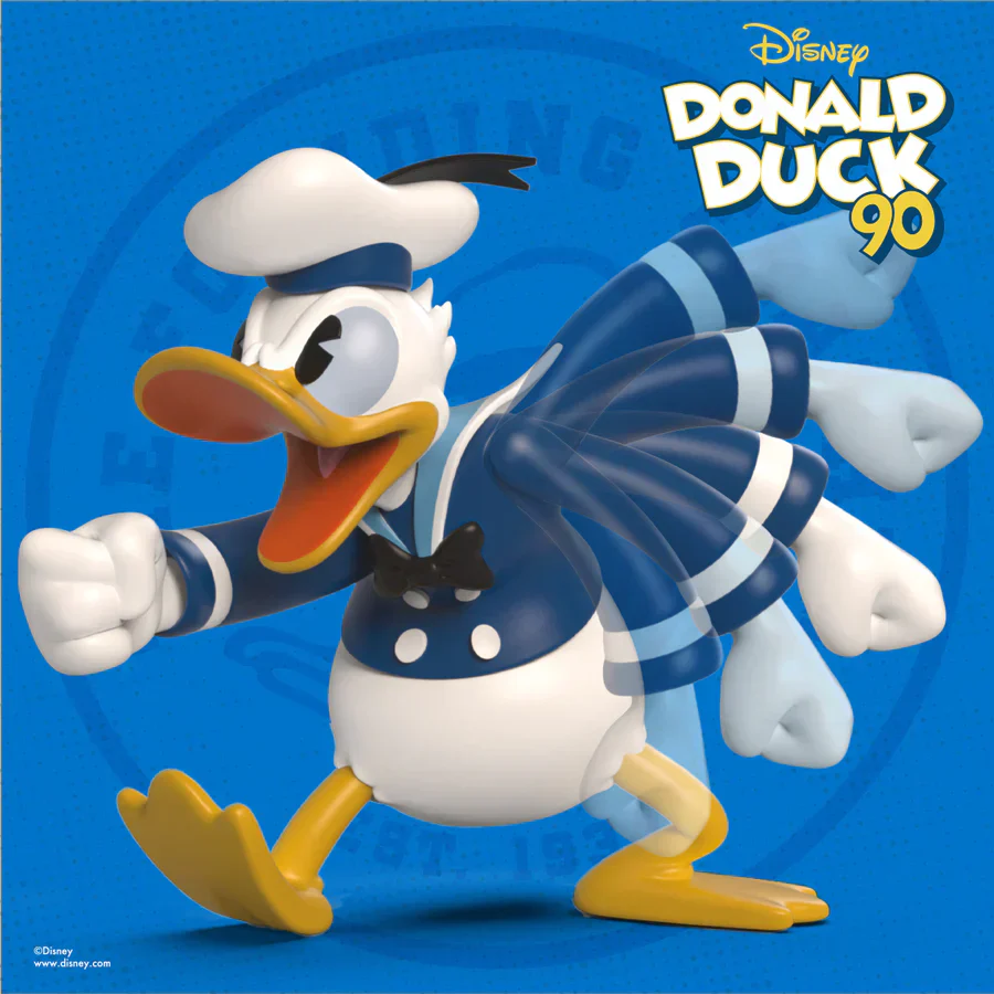Kidrobot x Disney Donald Duck 90th Year Celebration Resin Art Figure
