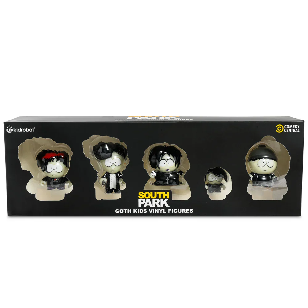 Kidrobot x South Park Goth Kids Vinyl Mini Figures 5-Pack - Image 2