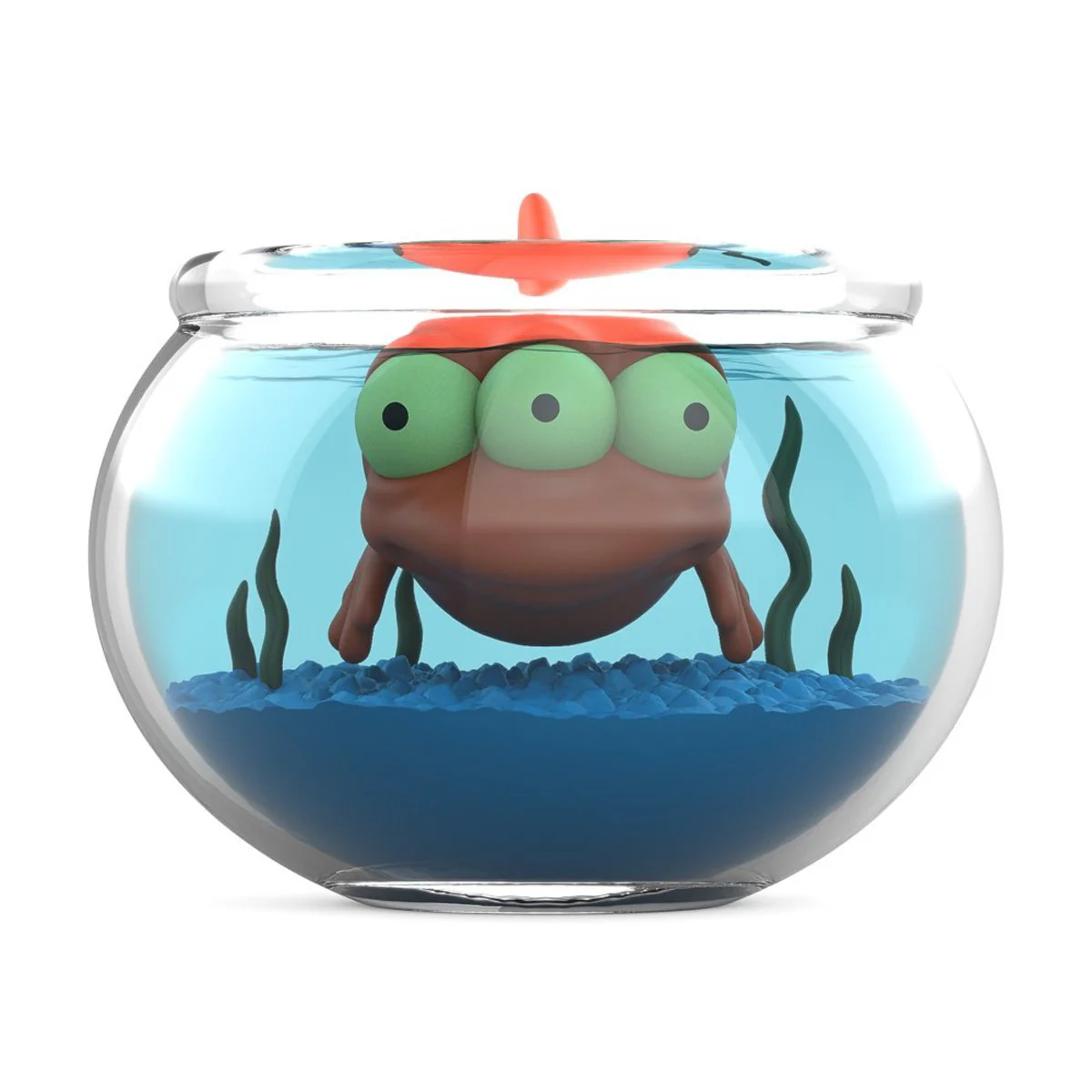 Kidrobot x The Simpsons Blinky in Fish Bowl 5 1/2-Inch Vinyl Art Figure
