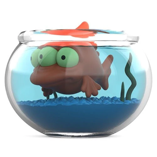 Kidrobot x The Simpsons Blinky in Fish Bowl 5 1/2-Inch Vinyl Art Figure - Image 2