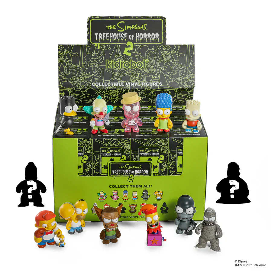 Kidrobot x The Simpsons Treehouse of Horror Blind Box Mini Figure Series 2