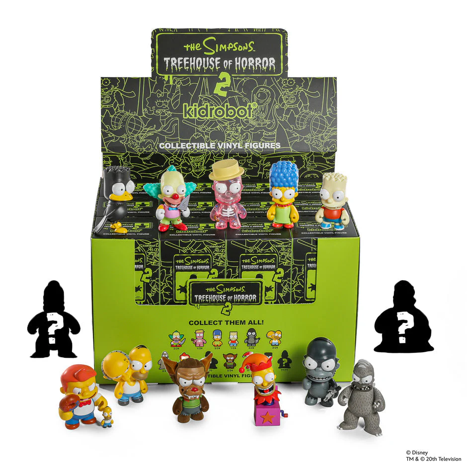 Kidrobot x The Simpsons Treehouse of Horror Blind Box Mini Figure Series 2 (Full Case of 24)