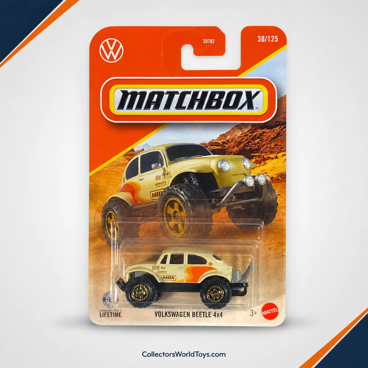 Matchbox Volkswagen Beetle 4x4 38/125 Die-Cast Vehicle