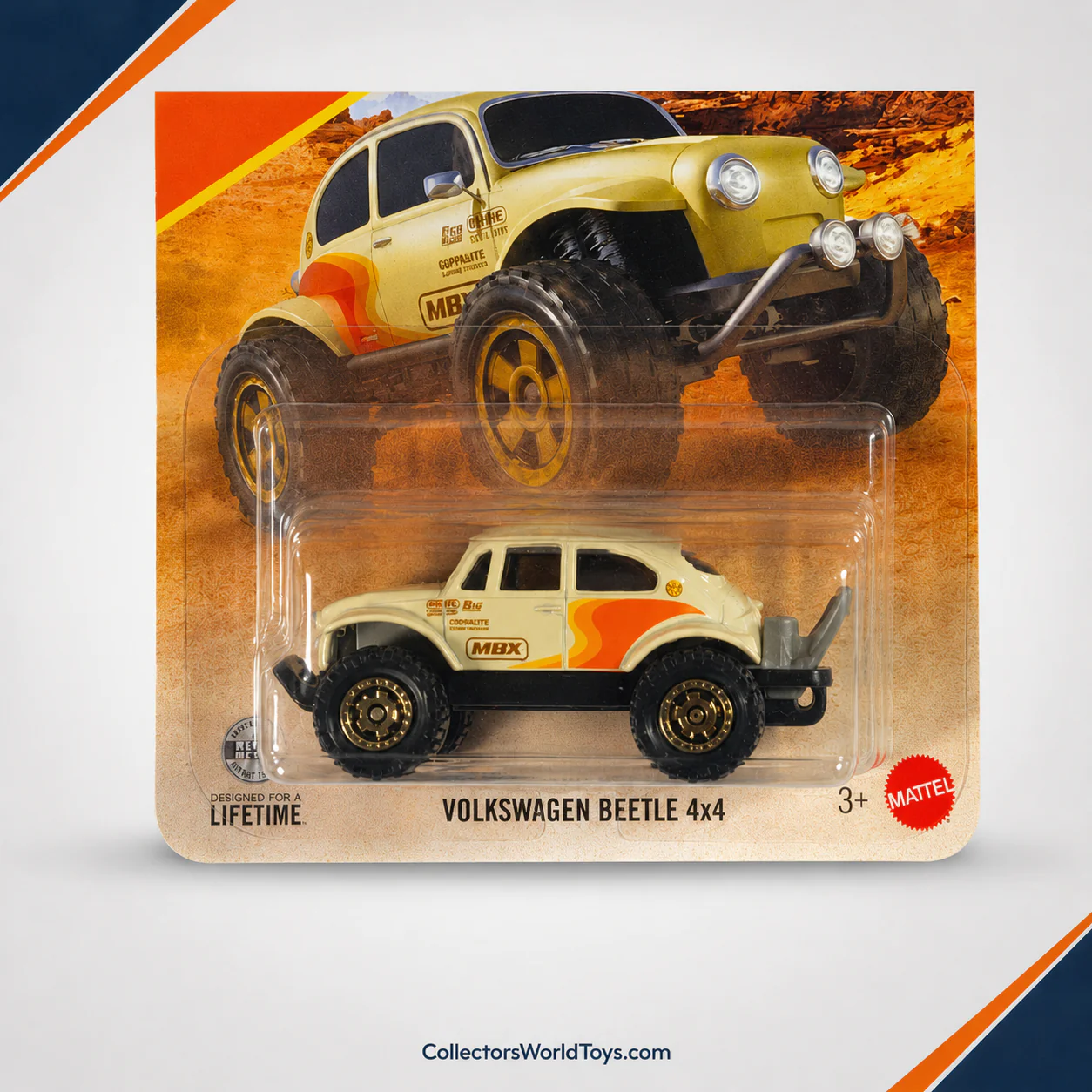 Matchbox Volkswagen Beetle 4x4 38/125 Die-Cast Vehicle - Image 2