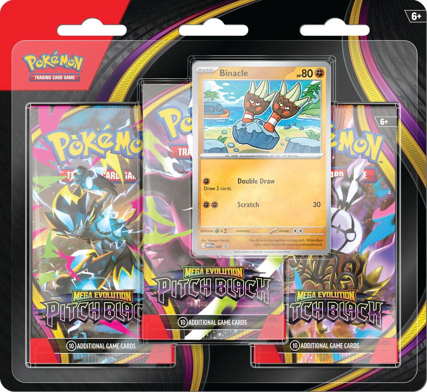 ME05: Pitch Black - 3-Pack Blister (PRESALE: RELEASE DATE 07/17/26)