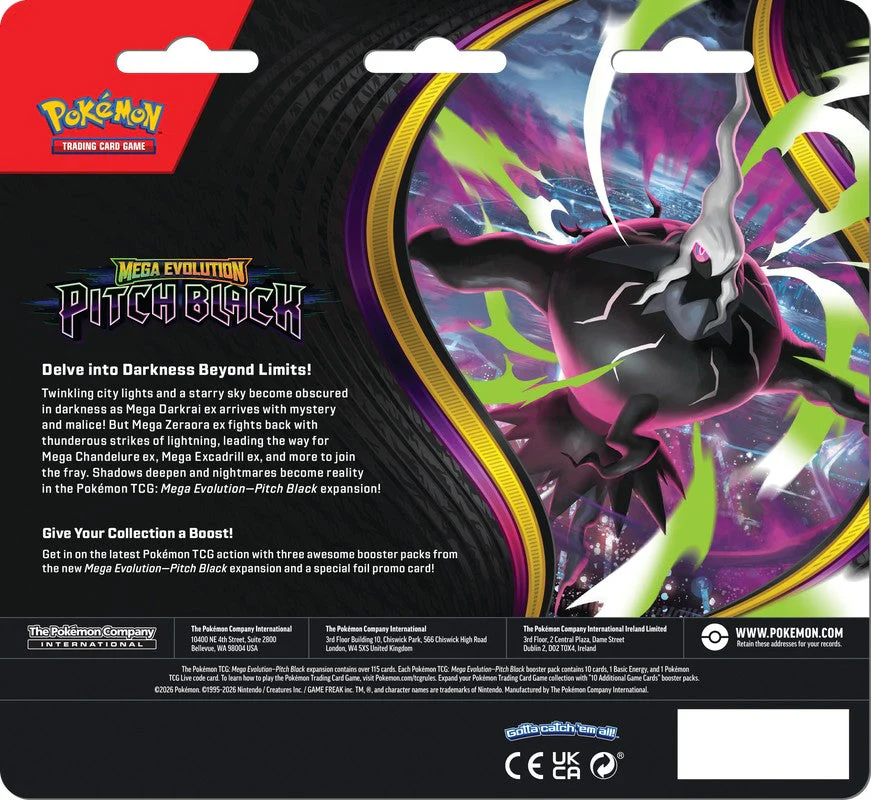 ME05: Pitch Black - 3-Pack Blister (PRESALE: RELEASE DATE 07/17/26) - Image 2
