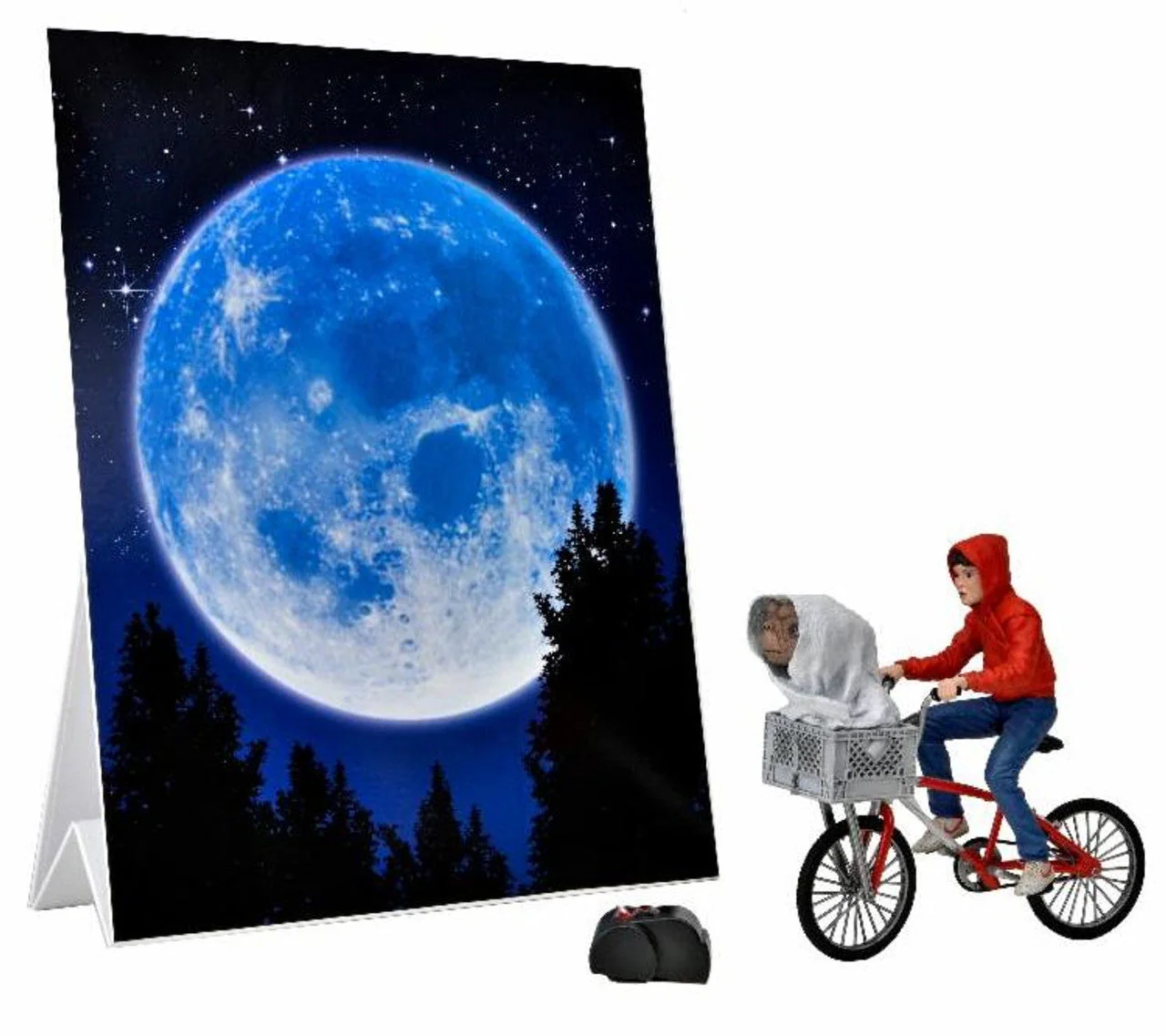 NECA E.T. 40th Anniversary – 7" Scale Action Figure - Elliott & E.T. on Bicycle - Image 2