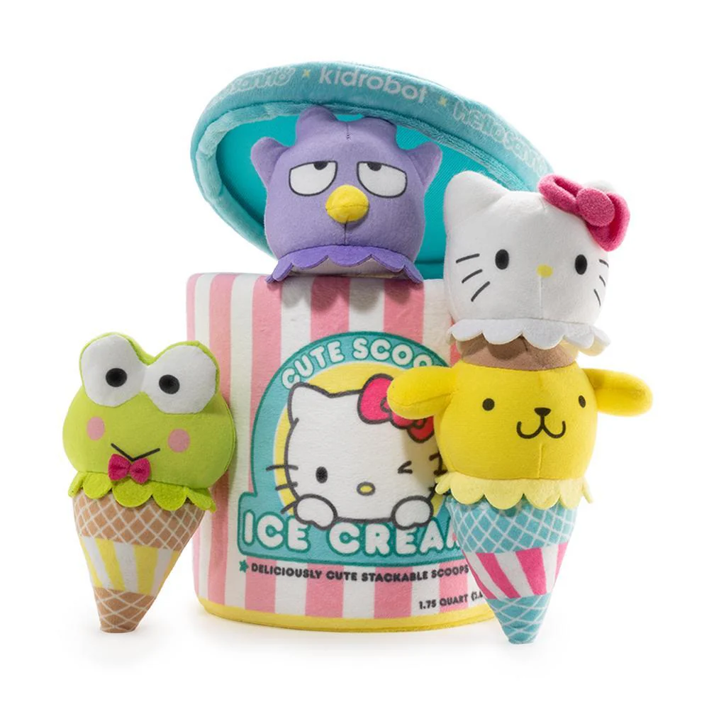 Sanrio x Kidrobot  Cute Scoops Ice Cream Plush - Image 2