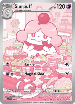 Slurpuff 236/217 - ME Ascended Heroes Holofoil
