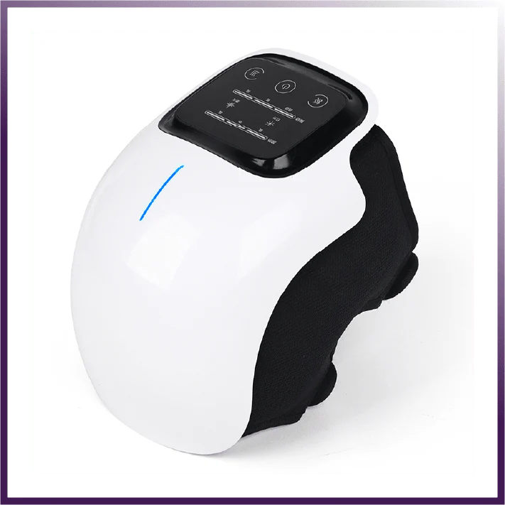 Smart Knee Massager - Wireless Electric Knee Massage Wrap with Pulse Technology, Heat Compress, 15 Intensity Levels & Adjustable Velcro Strap for Home, Office, Gym, Relaxation & Muscle Comfort - Image 6