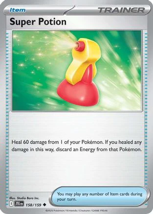 Super Potion 158/159 - SV09 Journey Together Reverse Holofoil