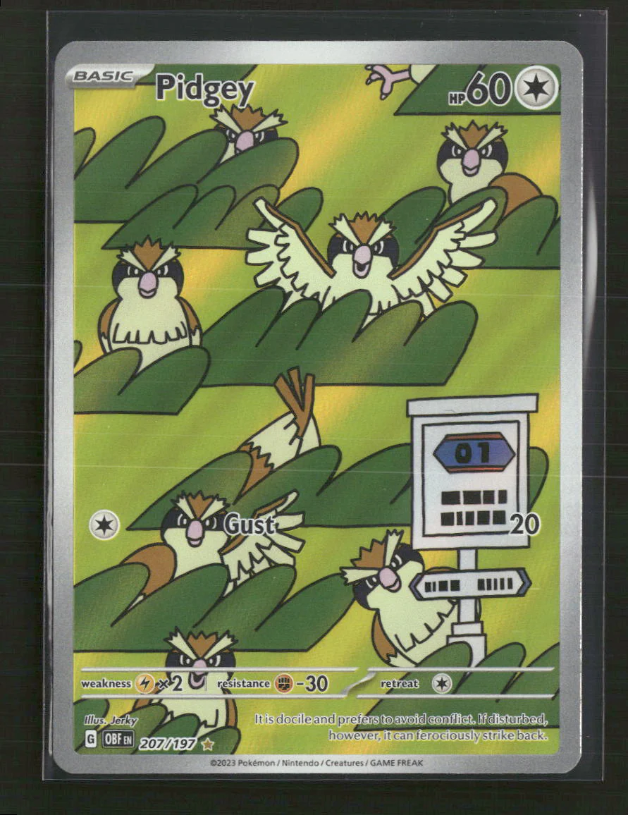 SV03: Obsidian Flames Pidgey #207/197