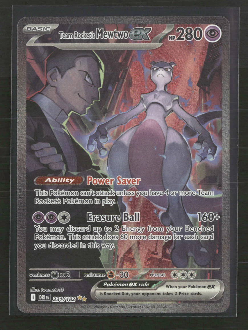 SV10: Destined Rivals Team Rocket's Mewtwo ex #231/182